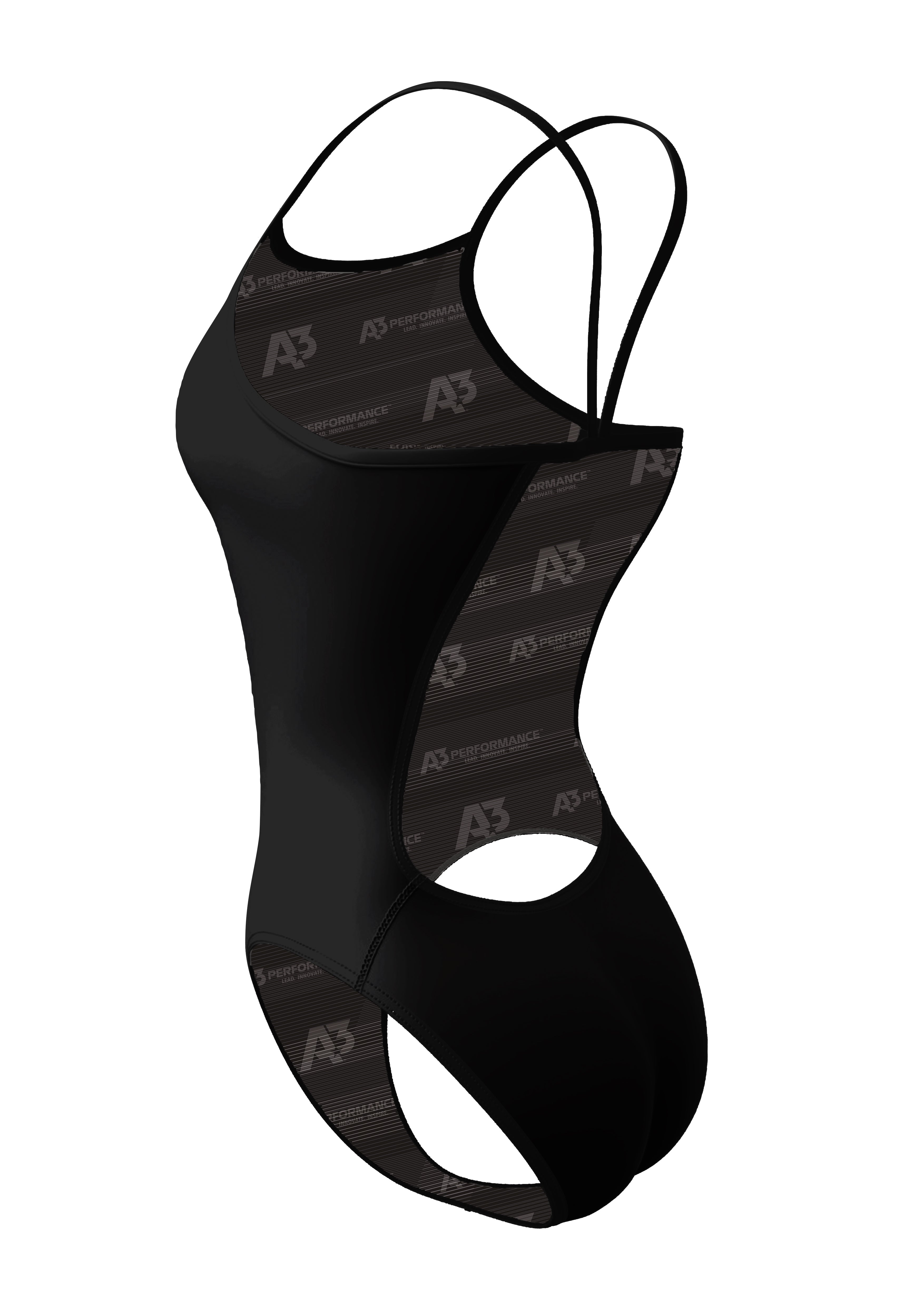 A3 Performance Solid Female Flashback Swimsuit