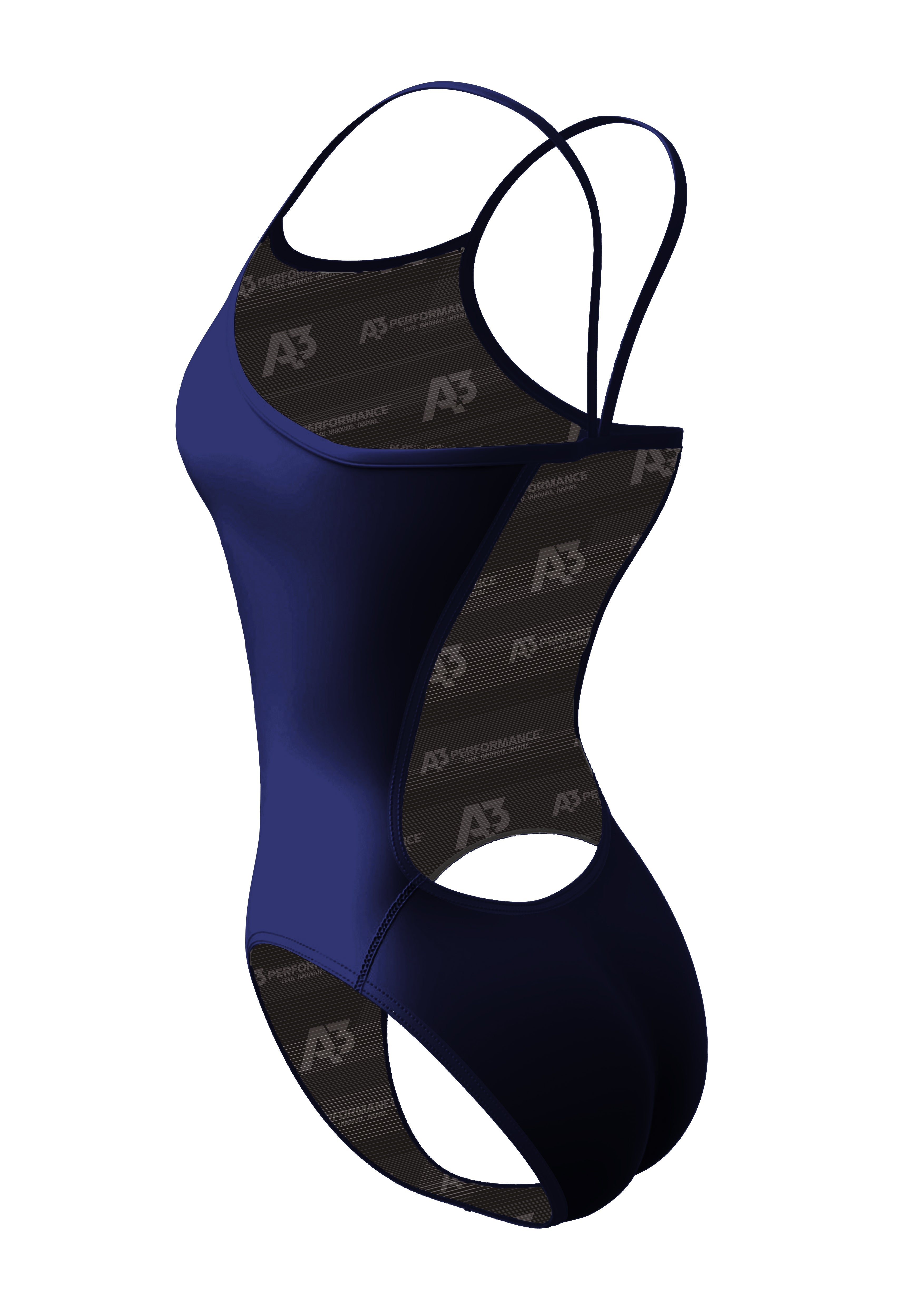 A3 Performance Solid Female Flashback Swimsuit