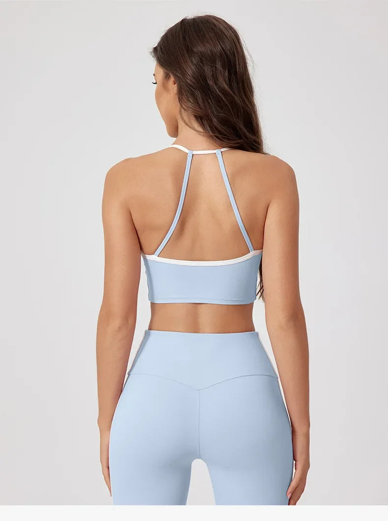Yoga Suit Women Tracksuit Sports Vest High Waist Legging Outfit Girl Gym Set Fitness Running Workout Clothes Push Up Sportswear