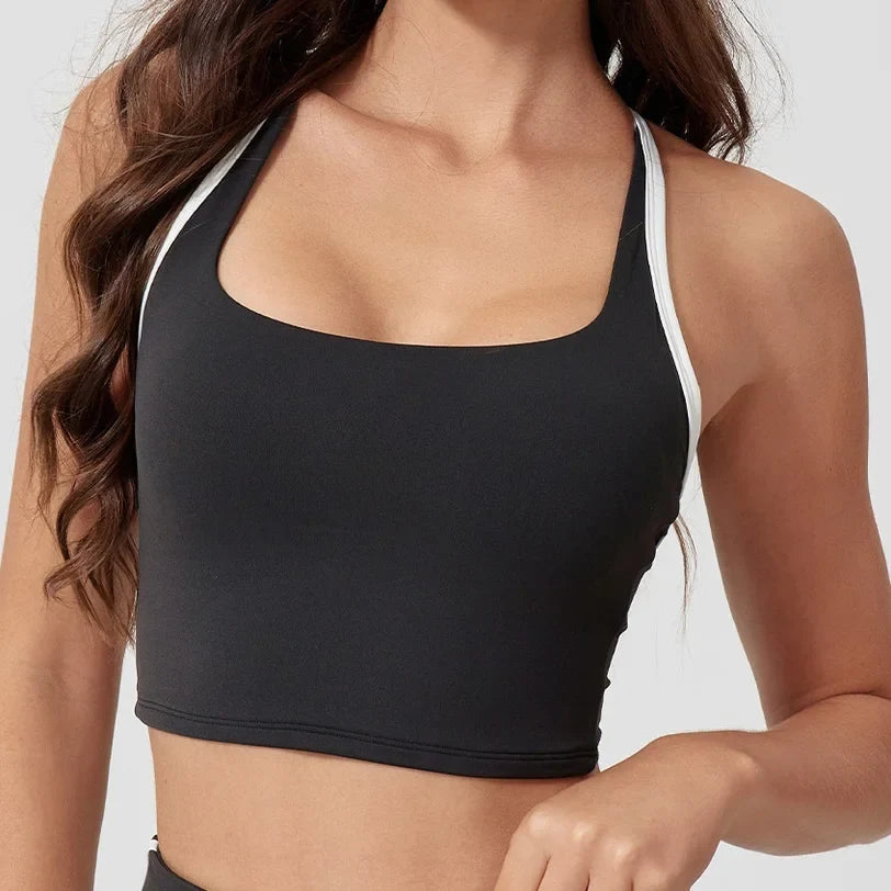 Yoga Suit Women Tracksuit Sports Vest High Waist Legging Outfit Girl Gym Set Fitness Running Workout Clothes Push Up Sportswear