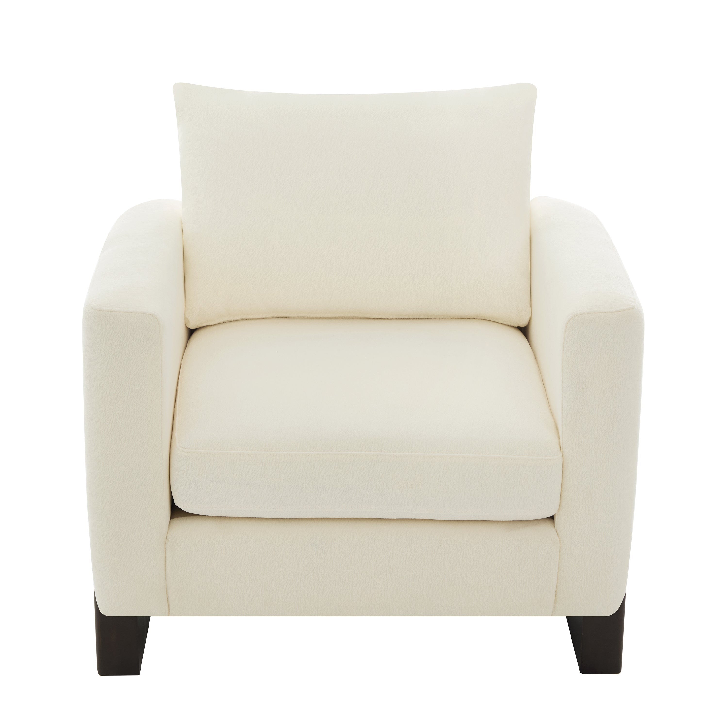 Modern Accent Chair Stylish Club Chair Armchair with Rubberwood Legs for Living Room, Bedroom, or Office