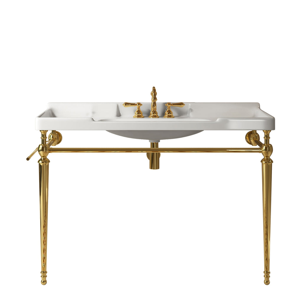 VICI 48" Bathroom Console Sink, Wall-Mounted