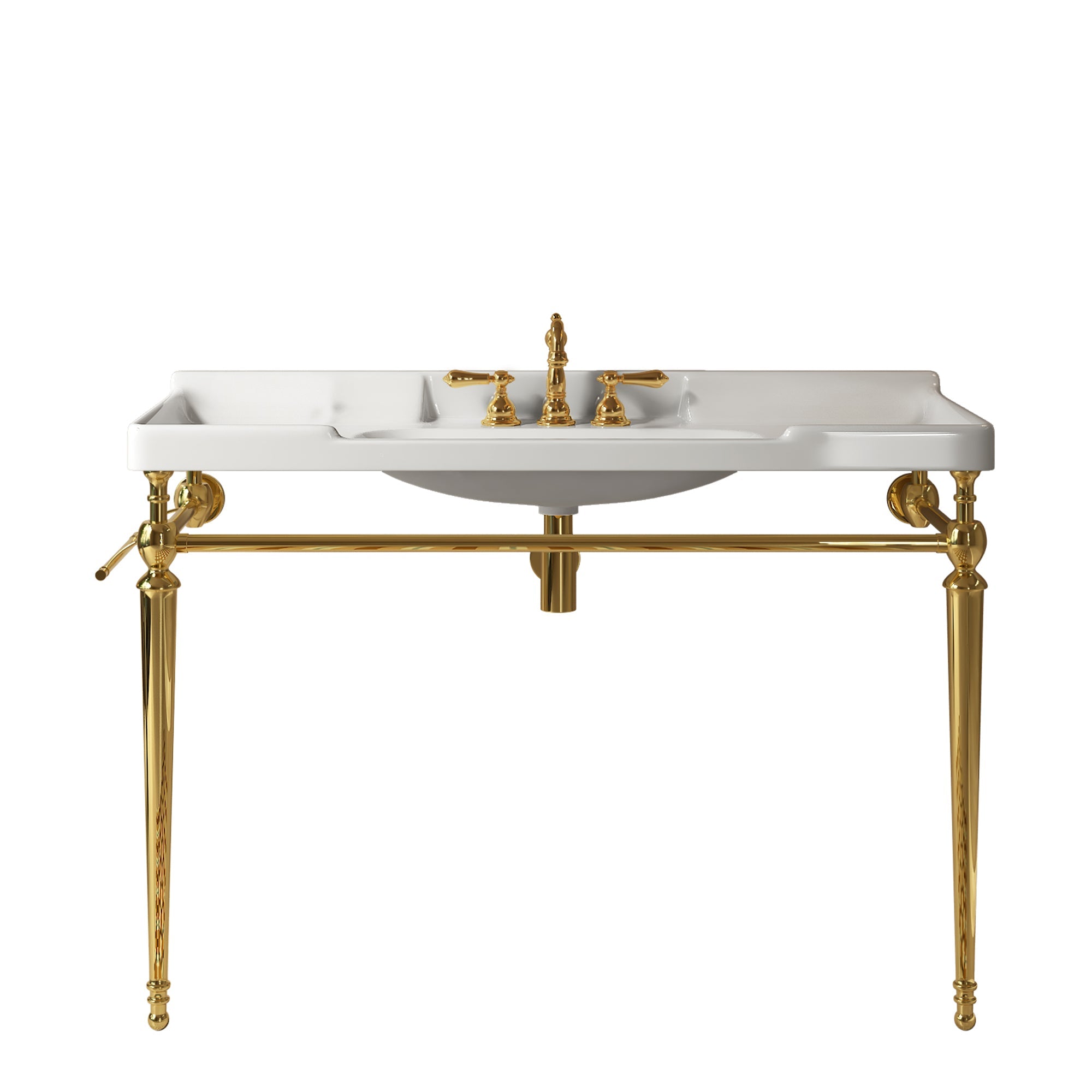 VICI 48" Bathroom Console Sink, Wall-Mounted